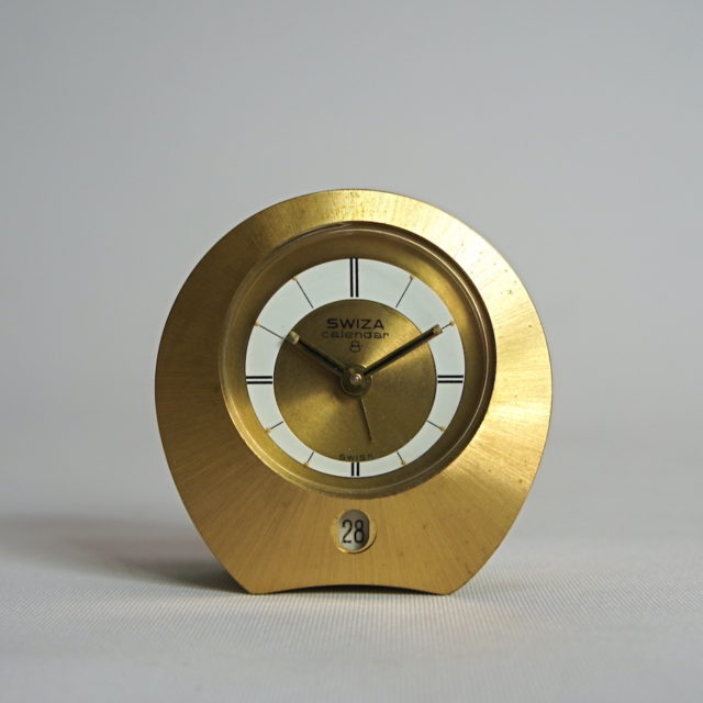 60’s Swiss “SWIZA 8” Calendar & Alarm Clock