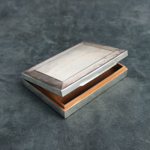 W.Germany “Rheingoldscheide” Sterling Silver Cigarette Box