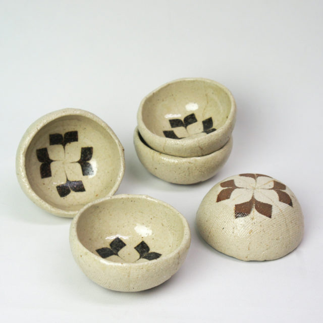 會田雄亮 忍野窯 練込小鉢