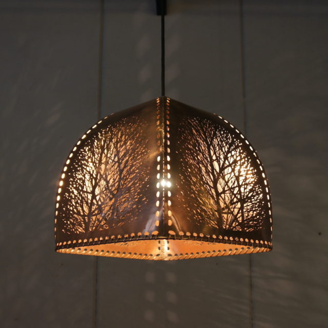 70年代 鶴岡鉦次郎デザイン “AKAGANE” Pendant Lamp