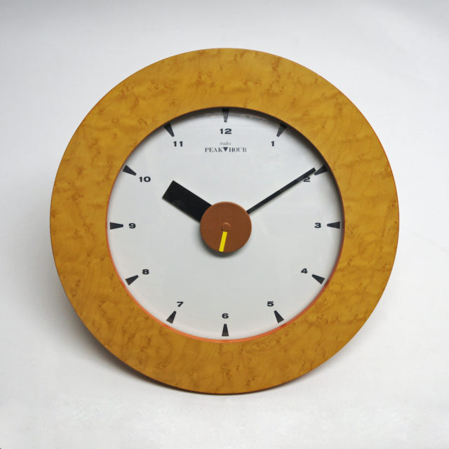 90’s “PEAK▼HOUR” Postmodern Design Wall Clock