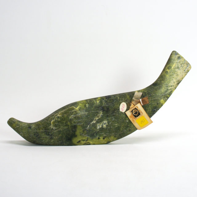 INUIT/ESKIMO Soapstone Art Sculpture “Seal” by Sharky Nuna