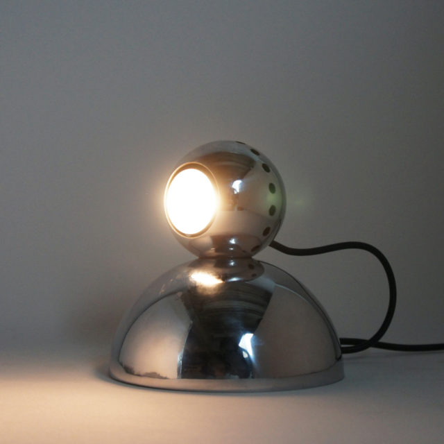 Italy “ARREDOLUCE MONZA” Magnetic Ball Lamp by “Angelo Lelli”