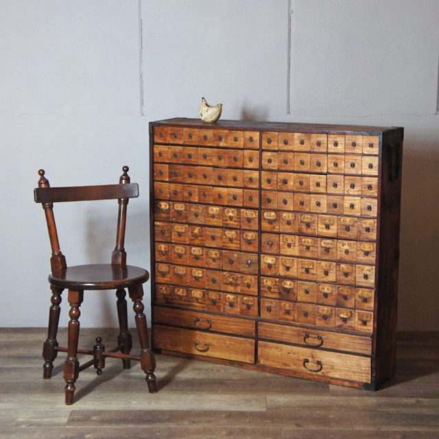 江戸〜明治期 抽斗120杯 薬箪笥 /百味箪笥