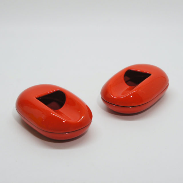 1970’s Italy “Ambrogio Pozzi” Design Ashtray (Orange) for “Ceramica Franco Pozzi”