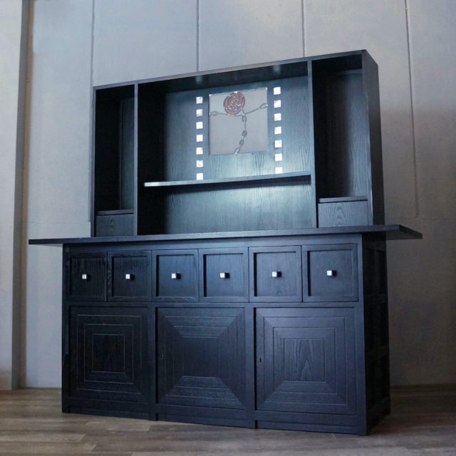 1918 “C.R.Mackintosh” Design “Sideboard D.S.5” for W.J.Basset-Lowke