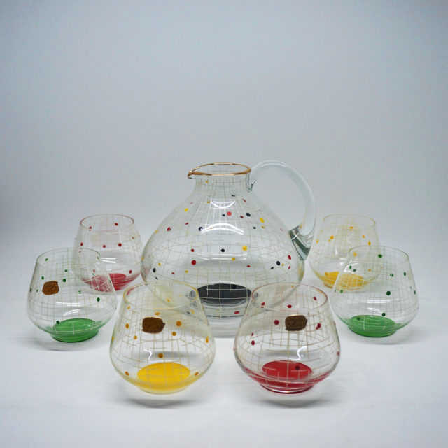 60’s Czech Bohemia “Podebrady” Atomic Design Drink Set