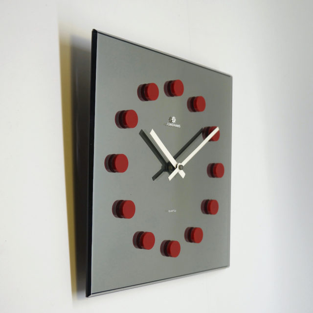 70’s W-Germany “JUNGHANS” Mirorr Face Wall Clock