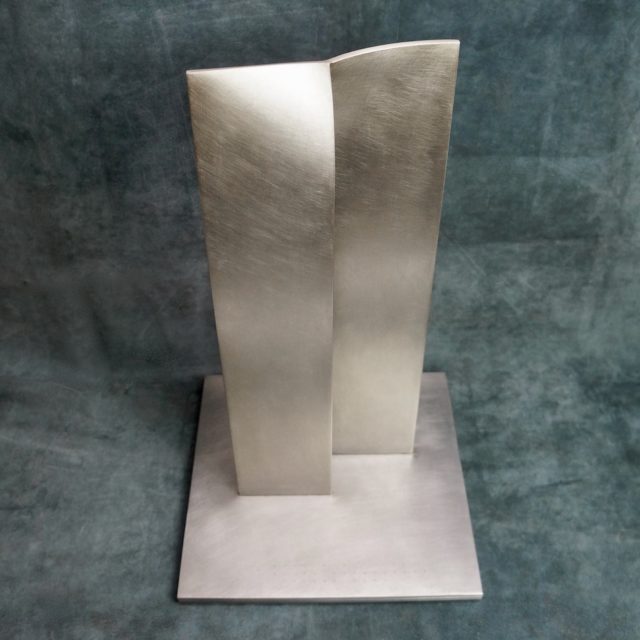 Stainless Metal Abstruct Art Sculpture “Relation”