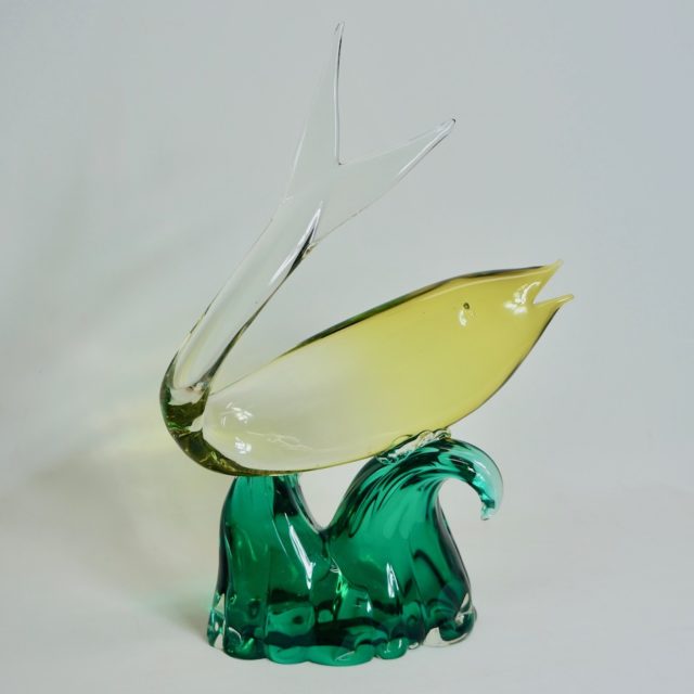 60’s Italy Murano “Salviati” Fish by “Luciano Gaspari”