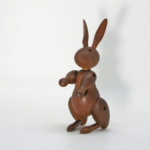 60’s Denmark “Kay Bojesen” Original Vintage Oak “Rabit” Figure