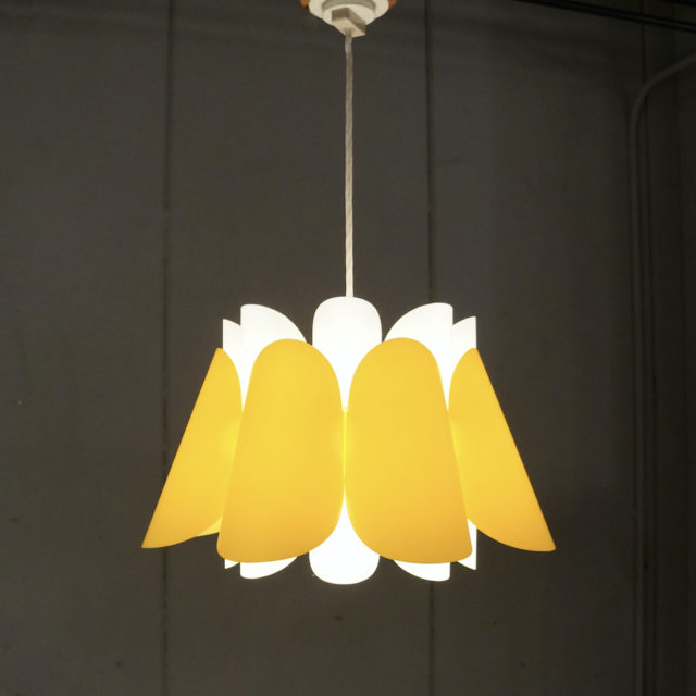 70’s Denmark “Hoyrup Lighting” Pendant Lamp “Carina” by “Uffe Gustav Schiøler”