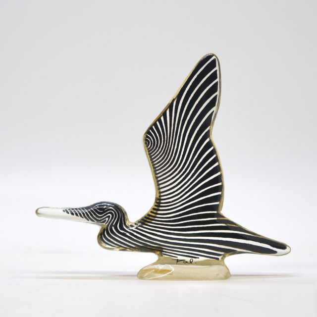 60’s Brazil “Abraham Palatnik” Lucite Sculpture 「Heron Bird」