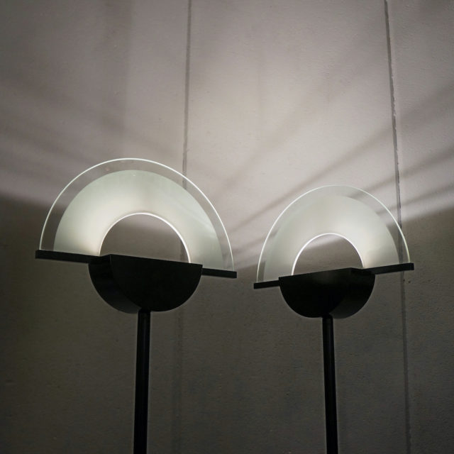 80’s “Zeus Noto ” Floor Lamp “ARES” by “Roberto Marcatti”