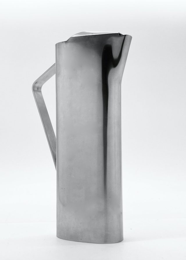 60’s Denmark Vintage “DKF Lundtofte” Stainless Jug by “Lone Sachs”