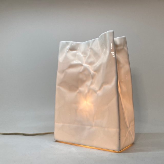 70’s “小松誠”「Crinkle Super Bag K2」Lamp for “セラミック・ジャパン”