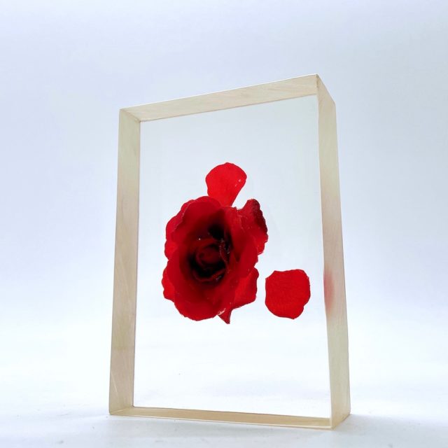 “倉俣史朗 / Shiro Kuramata” “ミス・ブランチ / Miss Blanche” 薔薇の封印サンプルピース “正高化工 斎藤正春 制作”