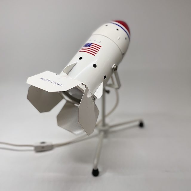 80’s SPACE ROCKET Design「MOON LIGHT」Desk Light