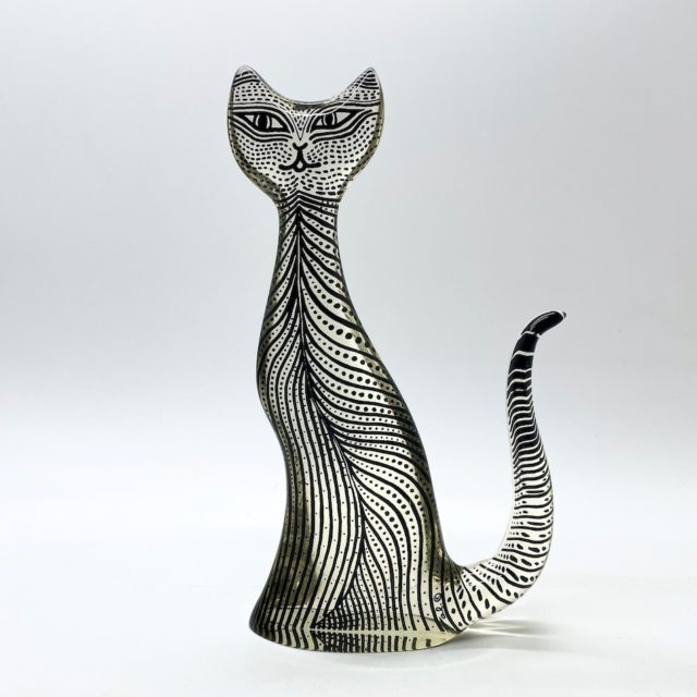 60’s Brazil “Abraham Palatnik” Lucite Sculpture 「Cat」