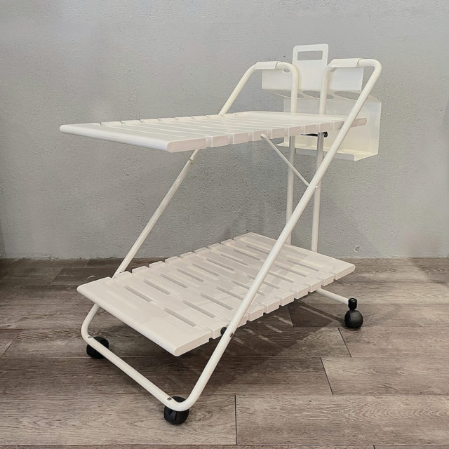 1981 Italy “Franco Ziliani” Space-age Serving trolley “Norda”