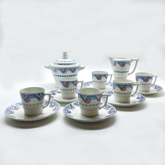 1930’s France LIMOGES “F. Legrand & Cie” Art Deco Porcelain China