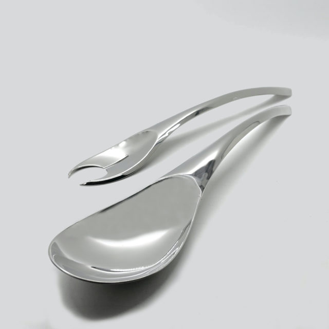 1978 Italy “Lino Sabattini” Design “Instrumenta”Salad Server for “Zani & Zani”