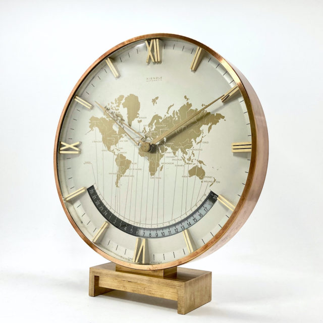60’s West Germany “KIENZLE” Manual Winding Wold Time Clock