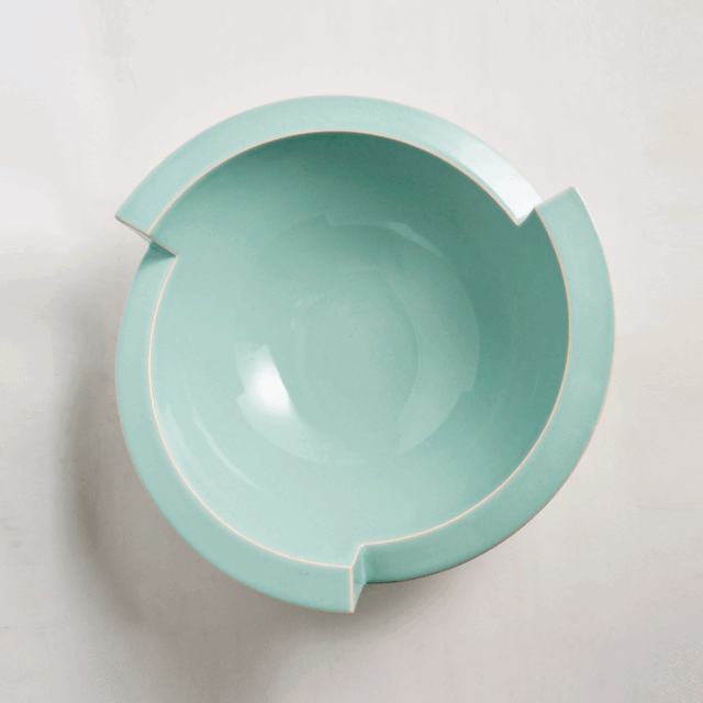 1985 Holand “Jan van der Vaart” Design ＜Windrad＞ Large Bowl for “Rosenthal”