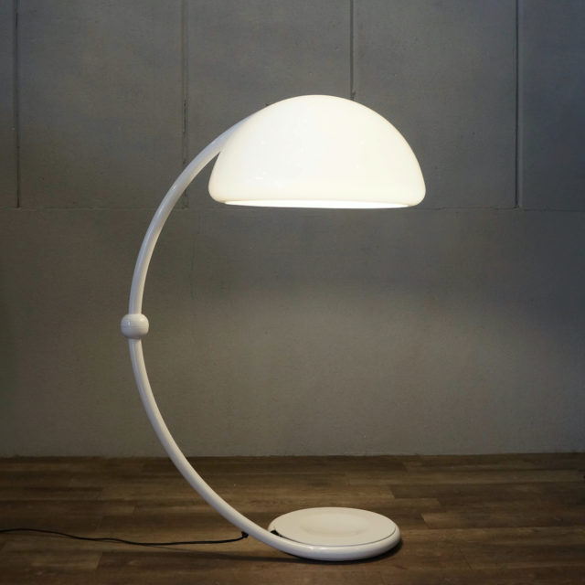 1965 “Elio Martinelli” Design “Serpente” Floor Lamp for “Martinlli Luce”