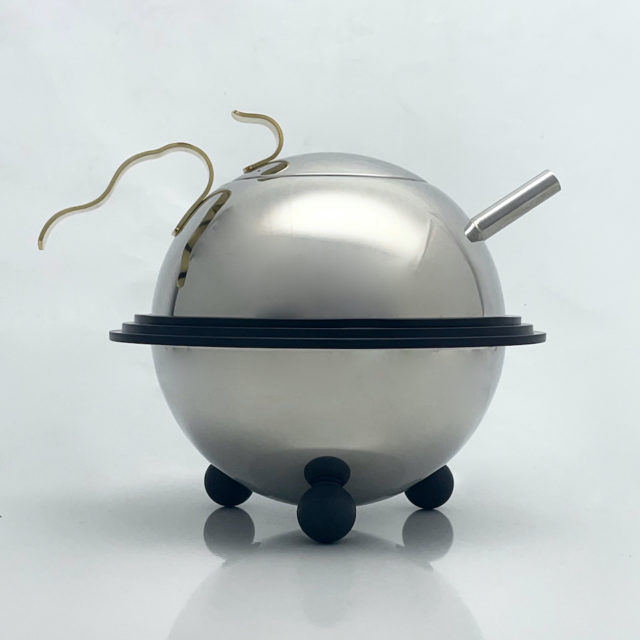 80’s Postmodern Design UFO Shape POT & BOWL Set