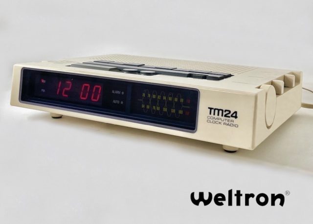 70’s “Weltron” Model-TM24 COMPUTER CLOCK / AM・FM RADIO