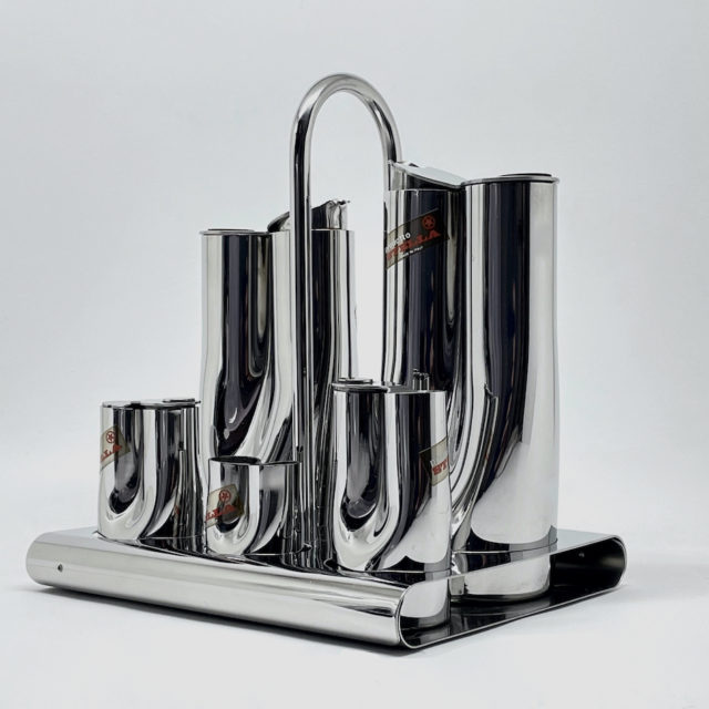 70’s Italy “STELLA” Stainless Condiment Set