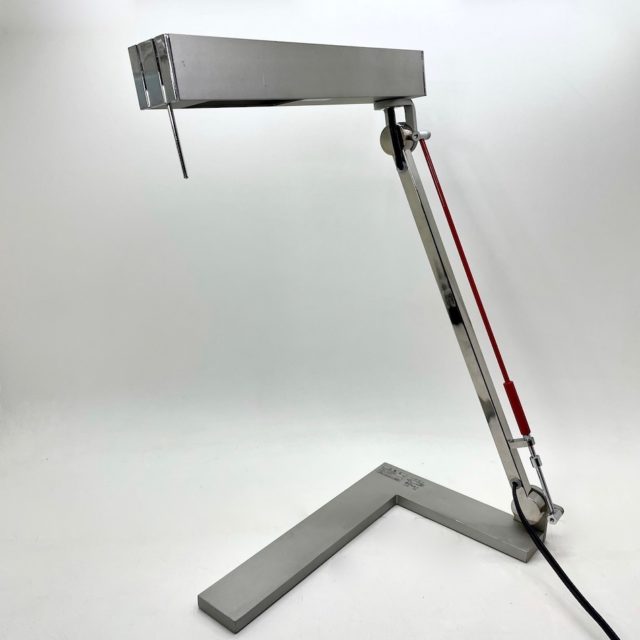 Zig-Zag Form Desk Light / Italian or Spanish Design