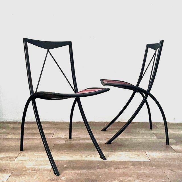 1989 “Cattelan Italia” Folding Chair “Bella” by “Giorgio Cattelan”