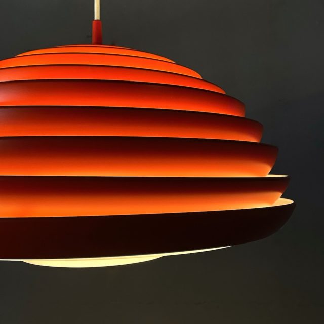 70’s Japan “LUMICO / 山田照明” Louver Dome Pendant Lamp