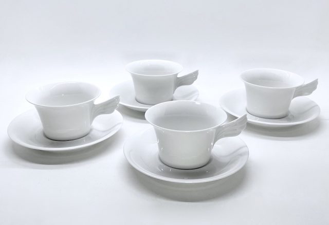 1985 Germany “Paul Wunderlich” Design “Mythos” Cup & Saucer for “Rosenthal”