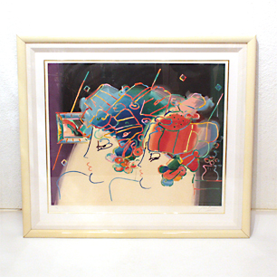 80’s “Peter Max” Silkscreen 「Mondrian Ladies」