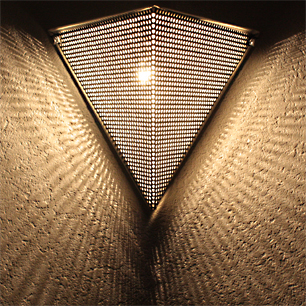 1977 三原昌平 「TRIMESH」 Wall Lamp for yamagaiwa