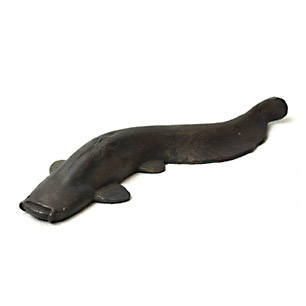 「なまず」唐金（ブロンズ）彫金文鎮