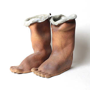 一足の陶芸 Vase