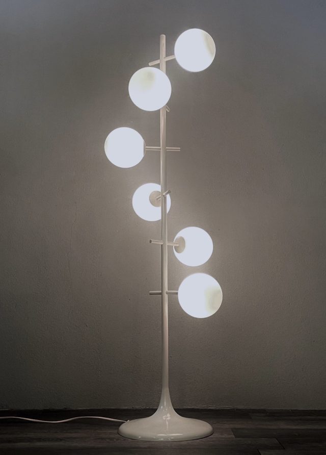 “Eva René Nele Bode” (“Max Bill”) Design Floor Lamp for “Temde-Leuchten”,Swiss