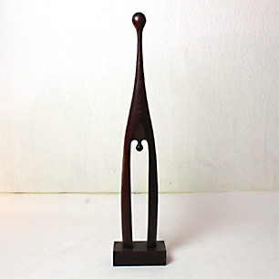 喜代志松治 木彫 「珠の人」