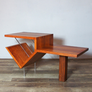 1986 “Jacob Jensen” Design “ATTYCA” Audio Shelf Cherry Wood Modelfor Bang & Olufsen