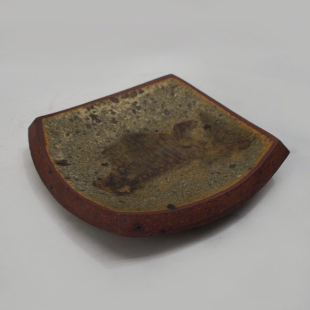 Canadian Potter “Ed Drahanchuk” Fish Shallow Bowl