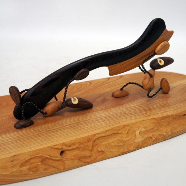「木工房 林」 ペーパーナイフ/ウッドオブジェ
