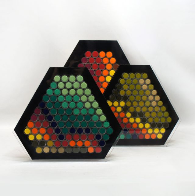 染織作家 坂巻郁代「フェルトによる色構成」