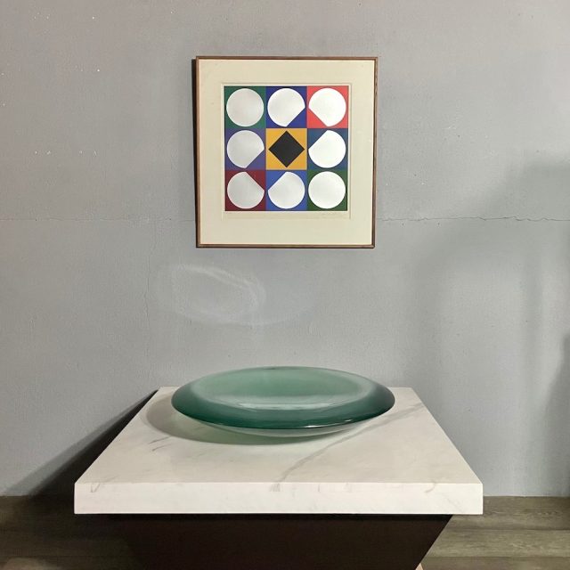 1970 “VICTOR VASARELY” Signed Silk Screen “OPALE 3” ED:250