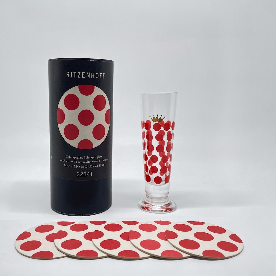 “RITZENHOFF” Schnapps Glass 1996 by “Massimo Morozzi”