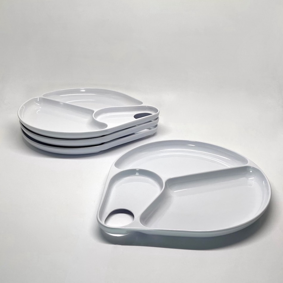 1986 “Vico Magistretti” Design 「 Ping pong」Tray for ” John Cook London