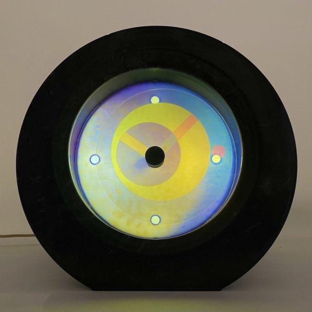 70s 下田電気 分光時計 “SPECTRUM” Optical Clock Marble Frame